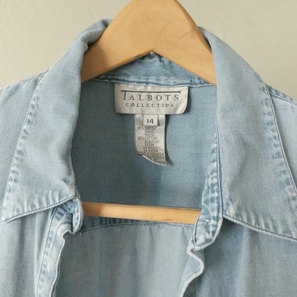 Vintage soft denim button up - Picture 2 of 4